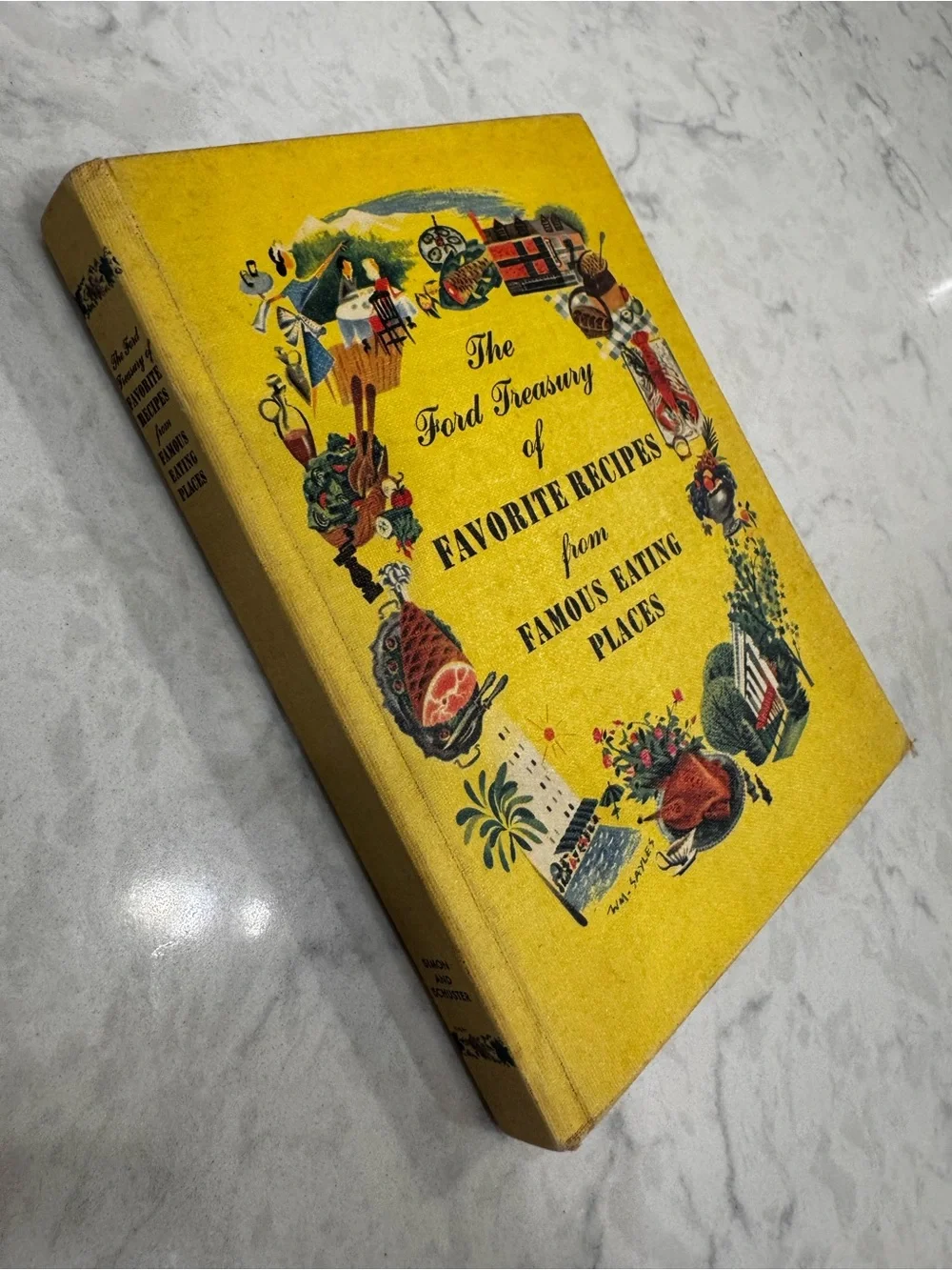 1950 Ford Treasury of Favorite Recipes from Famous Eating Places HC Cookbook 🍽️